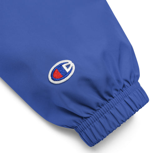 Guards &God Vertical Tuscan Embroidered Champion Packable Jacket